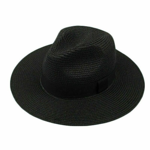 Panama hat straw paper fedora - hat,