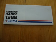 Nissan Range 1988 Car Sales