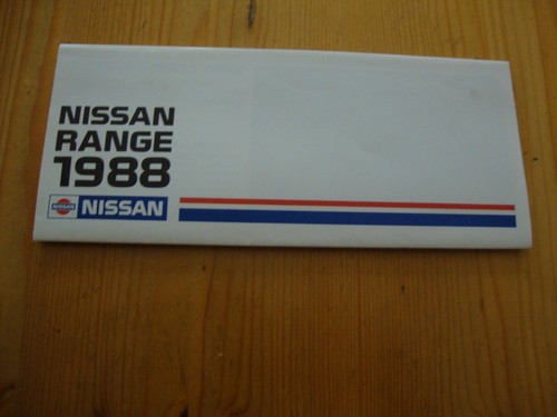 Nissan range 1988 car - nissan,