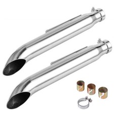 2x Motorcycle Exhaust Muffler