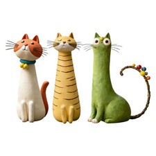 Cat Vase Funny Cute Floral