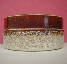 Saltglazed Brown Stoneware Bottle Coaster 19thc