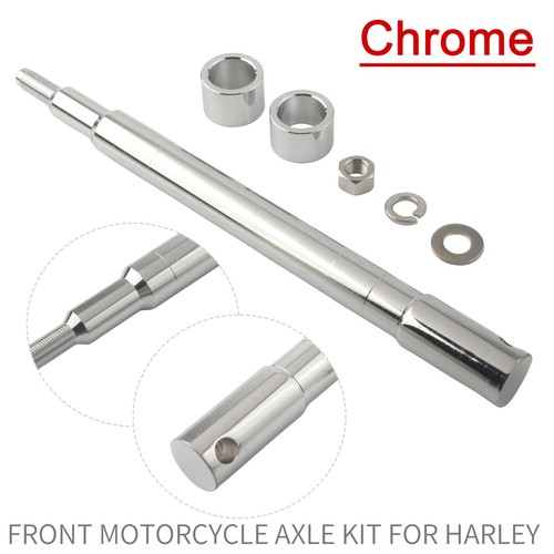 Chrome front axle kit - chrome,