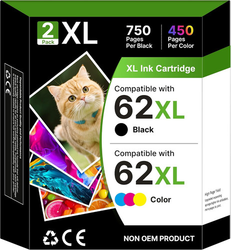 Ink cartridges replacement - 62,