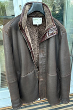 Mens Orvis brown sheepskin