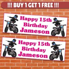 x2 PERSONALISED HAPPY BIRTHDAY