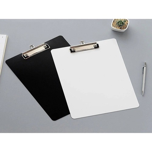 Clipboard with metal clip - with,
