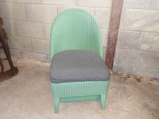 Vintage Lloyd Loom Style chair  with under seat  Drawer