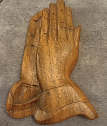 Vintage wooden praying - wooden,
