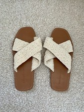 Primark Woven Cream Flat