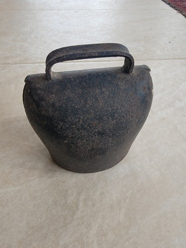 Antique vintage iron cow goat - antique,