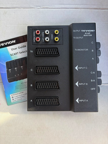 Tevion scart selector boxed - selector, (boxed