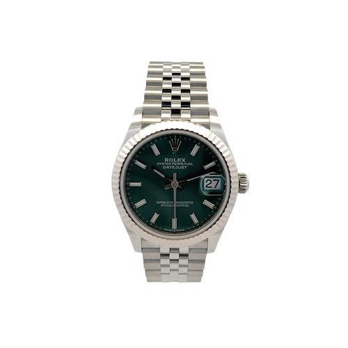 Rolex datejust green women - rolex,