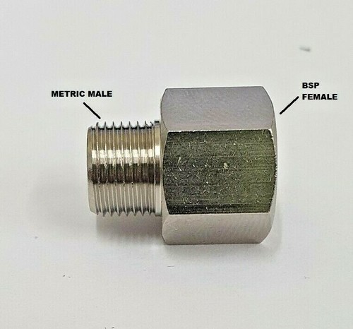 Metric male fine studs - metric, to