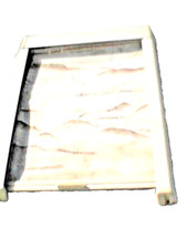 CARAVAN / MOTORHOME ROLLER BLIND + FRAME  SILVER OUTSIDE + INSECT COVER