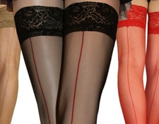 Back Seam Hold Ups size S - XL
