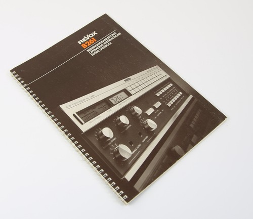 Revox 261 operating manual - 261,