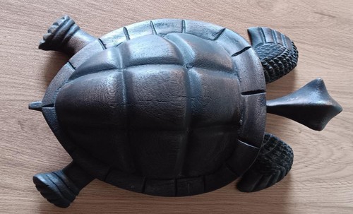 Hand carved wooden - , (?)