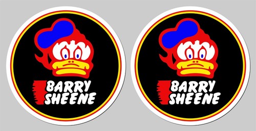 Barry sheene duck decals x2 - sheene, 'duck'