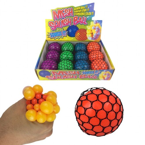 Squishy brain mesh ball - squishy,