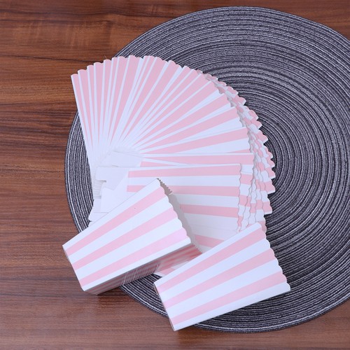 48pcs stripe cardboard popcorn - 48pcs,