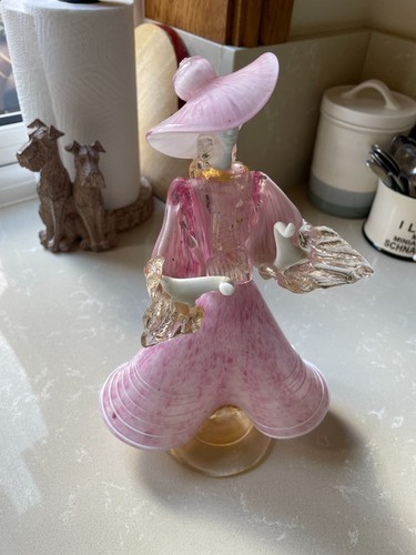 Murano style glass - , lady