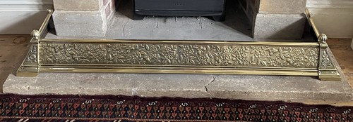 Antique fire fender length - antique,