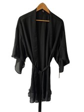 Victoria Secret Flounce Satin Robe