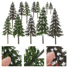  12 Pcs Lemax Fir Trees