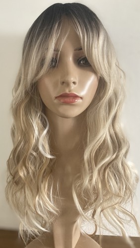 Esmee long wavy ombre blonde - long,