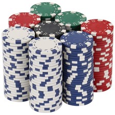 200 Casino Poker Chips Set for