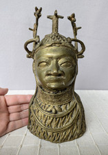 Benin bronze Obi Ozolua bust