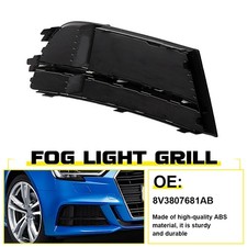 Front Left Fog Light Cover Bezel Grill Grille Fit AUDI A3 8V S-LINE 2017-2019 Uk