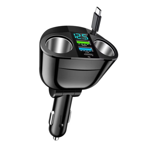 66w car charger with usb - car,
