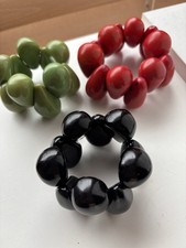 Tagua Nut Vegetable Ivory red