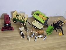 Tractor & Trailer + 10 Small