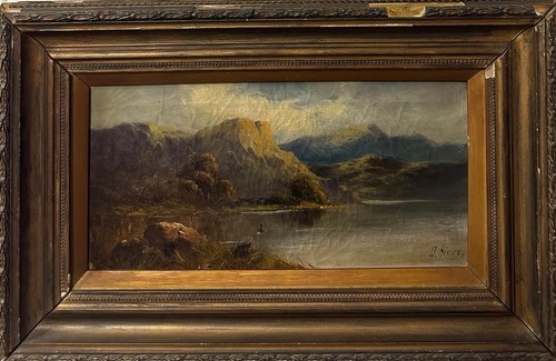 Hicks signed oil - signed,