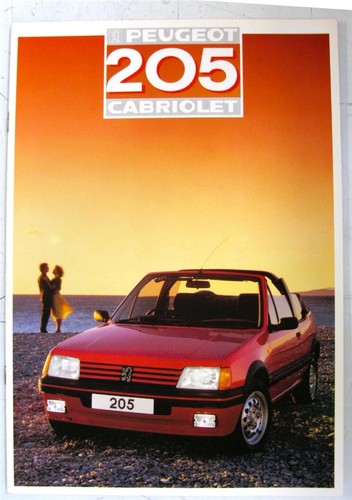 Peugeot 205 cabriolet car - peugeot,