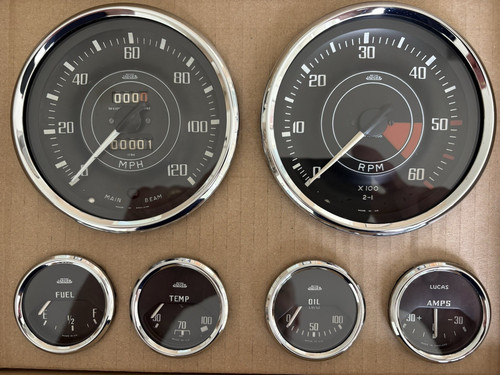 Triumph tr4 jaeger gauge - gauge, set