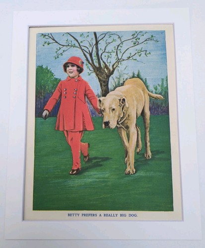 Vintage mastiff dog print - vintage,