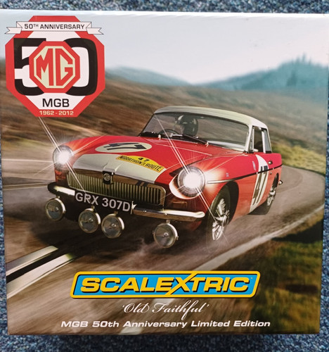 Scalextric mgb 50th - scalextric,