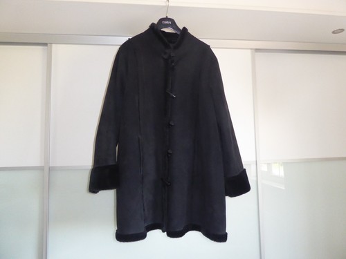 Bon marche black shearling - black,