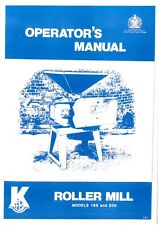 Kidd Roller Mill - Models 165