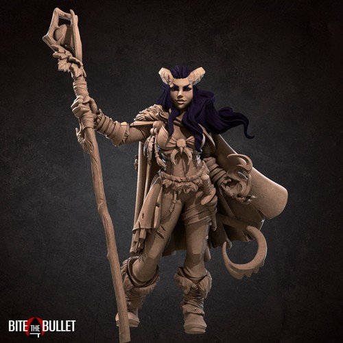 Tiefling druid character - tiefling,