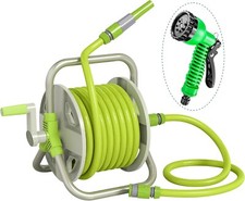 Portable Garden Hose Reel with 50.8ft Hose 3.2ft Lightweight Water RRP £72.99