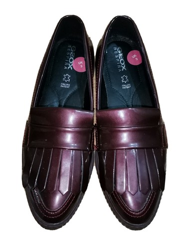 Ladies geox respira burgundy - ladies,