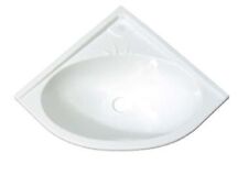 Corner wash basin vanity sink