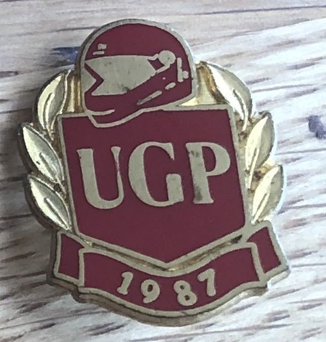 Ulster grand prix 1987 badge - 1987,