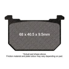 EBC V Pad Semi Sintered Brake