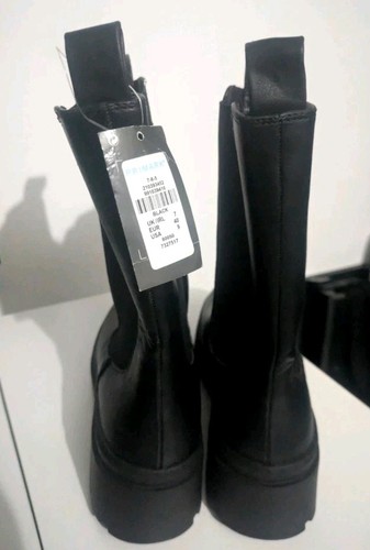 Primark black faux leather - black,